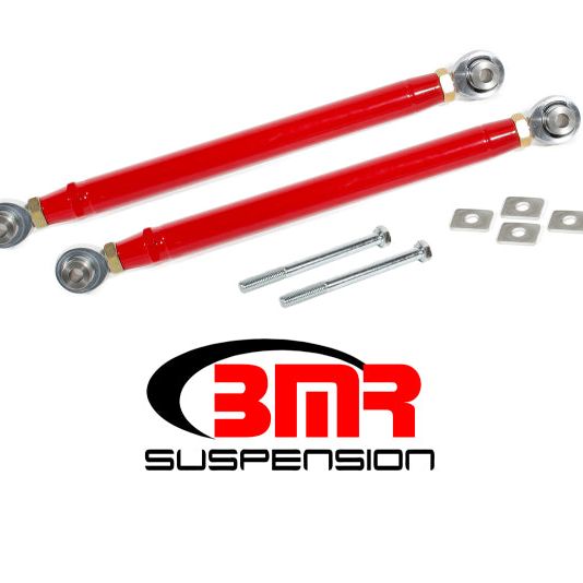 BMR Suspension TR007R - BMRTR007R - BMR 16-17 6th Gen Camaro Rear Double Adj. Rod Ends Toe Rods - Red - Shipped in Europe - Tuningsupply.com
