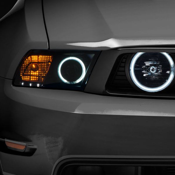 Raxiom 49134 - RAX49134 - Raxiom 05-12 Ford Mustang GT LED Halo Fog Lights (Smoked) - Shipped in Europe - Tuningsupply.com