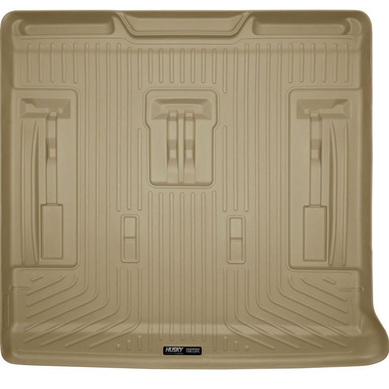Husky Liners 28253 - HSL28253 - Husky Liners 07-13 GM Escalade/Suburban/Yukon WeatherBeater Tan Rear Cargo Liners - Shipped in Europe - Tuningsupply.com