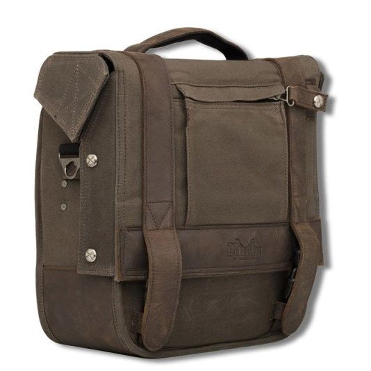 Burly Brand B15-1000D - BURB15-1000D - Burly Brand Voyager Saddlebag Each - Dark Oak - Shipped in Europe - Tuningsupply.com