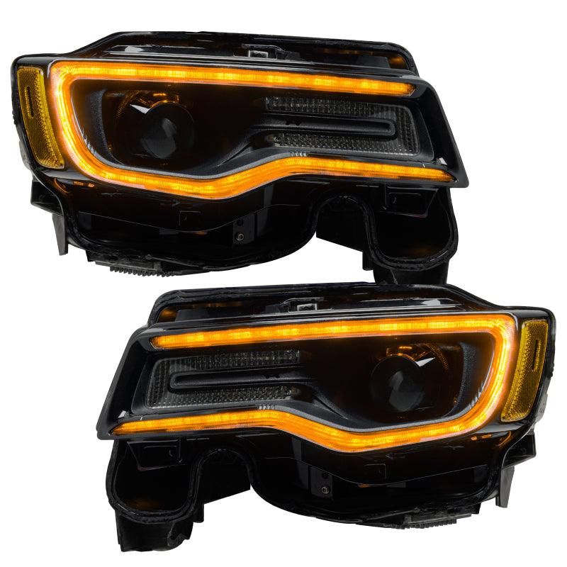 ORACLE Lighting 1284-332 - ORL1284-332 - Oracle 1421 Jeep Grand Cherokee Dynamic Headlight DRL Upgrade Kit ColorSHIFT Dynamic - Shipped in Europe - Tuningsupply.com