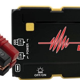 AutoMeter EP-800 - ATMEP-800 - Autometer Jump Starter 12V Emergency Battery Pack 800A Peak/2220 MAH - Shipped in Europe - Tuningsupply.com