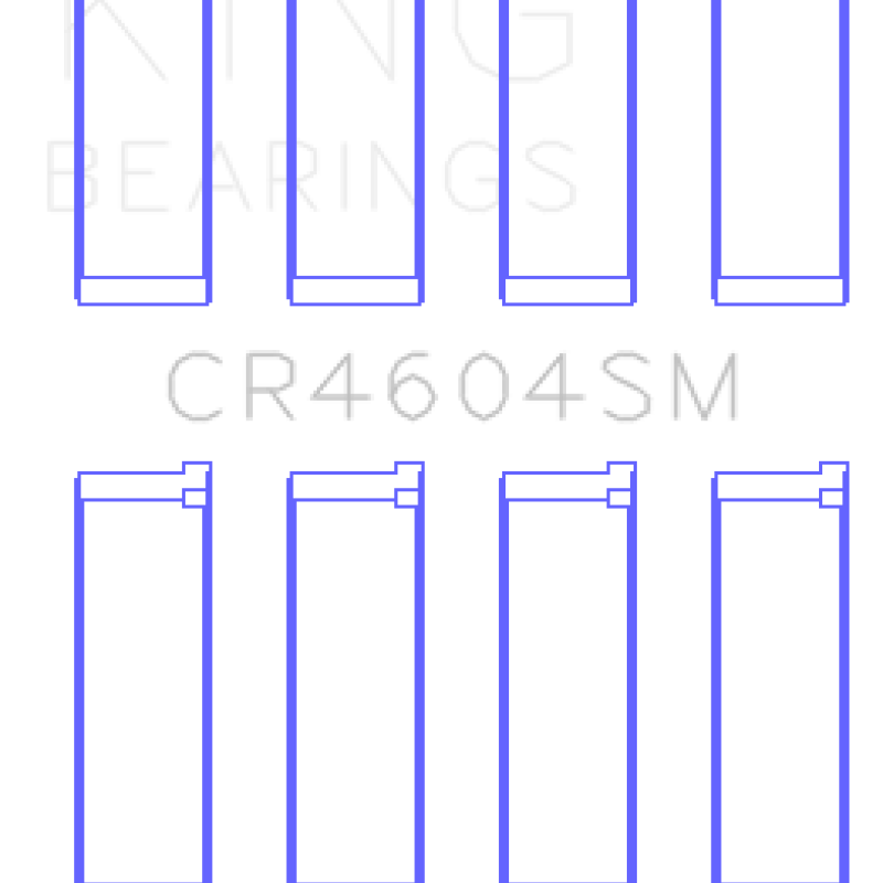 King Engine Bearings GCR4604SM - KINGCR4604SM - King Engine Bearings Ford 2.3L Duratec/Mazda L3-VDT MZR Turbo Con Rod Bearing Set - Shipped in Europe - Tuningsupply.com