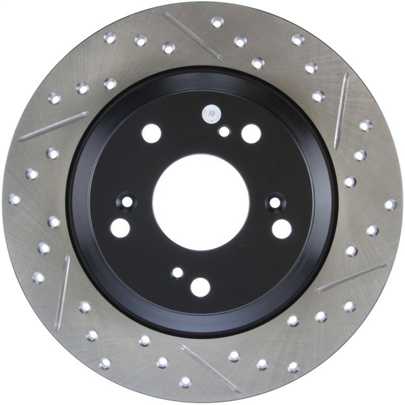 Stoptech 127.40050L - STO127.40050L - StopTech 00-09 S2000 Slotted & Drilled Left Rear Rotor - Shipped in Europe - Tuningsupply.com