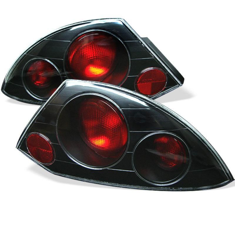 SPYDER 5006288 - SPY5006288 - Spyder Mitsubishi Eclipse 00-02 Euro Style Tail Lights Black ALT-YD-ME00-BK - Shipped in Europe - Tuningsupply.com