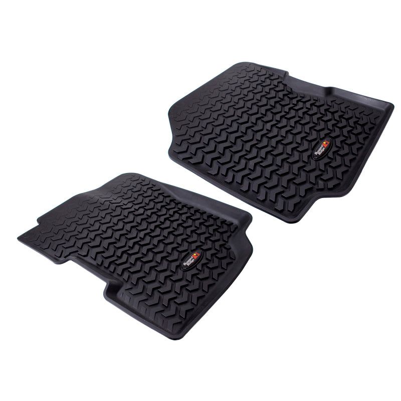 Rugged Ridge 12920.21 - RUG12920.21 - Rugged Ridge Floor Liner Front Black 1976-1983 Jeep CJ-5 - Shipped in Europe - Tuningsupply.com