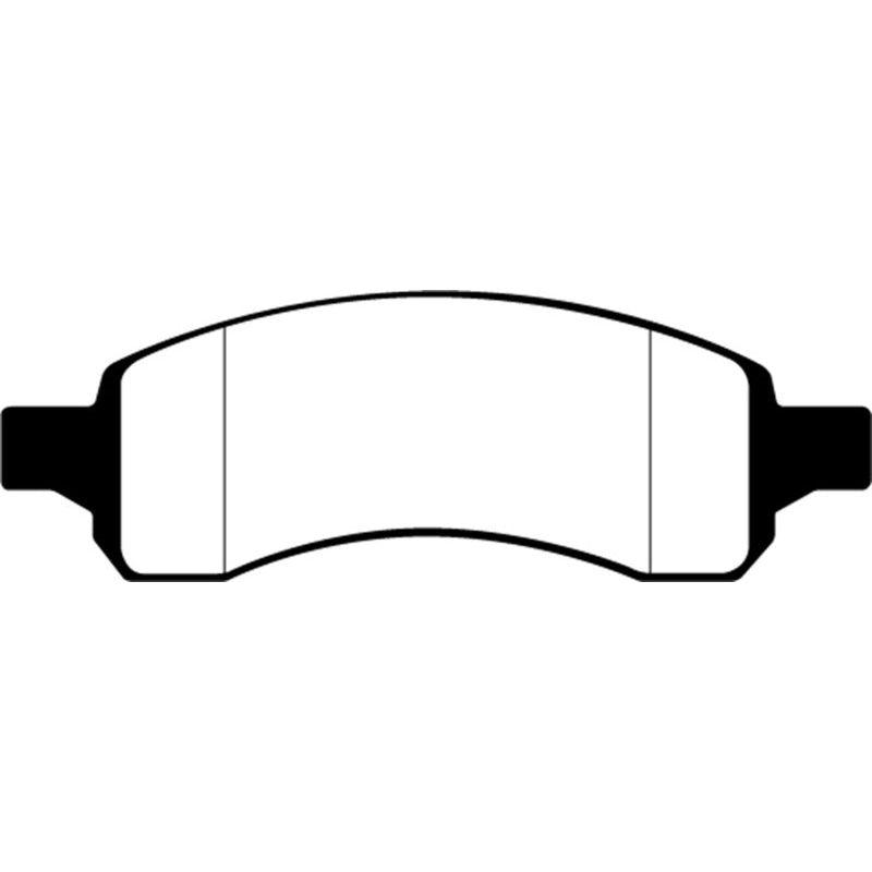 EBC DP41761R - EBCDP41761R - EBC 07+ Buick Enclave 3.6 Yellowstuff Front Brake Pads - Shipped in Europe - Tuningsupply.com