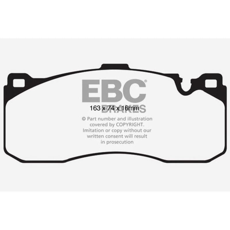 EBC DP31995C - EBCDP31995C - EBC 08-10 BMW 135 3.0 Twin Turbo Redstuff Front Brake Pads - Shipped in Europe - Tuningsupply.com