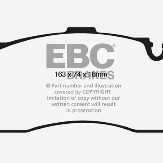 EBC DP51995NDX - EBCDP51995NDX - EBC 08-10 BMW 135 3.0 Twin Turbo Bluestuff Front Brake Pads - Shipped in Europe - Tuningsupply.com