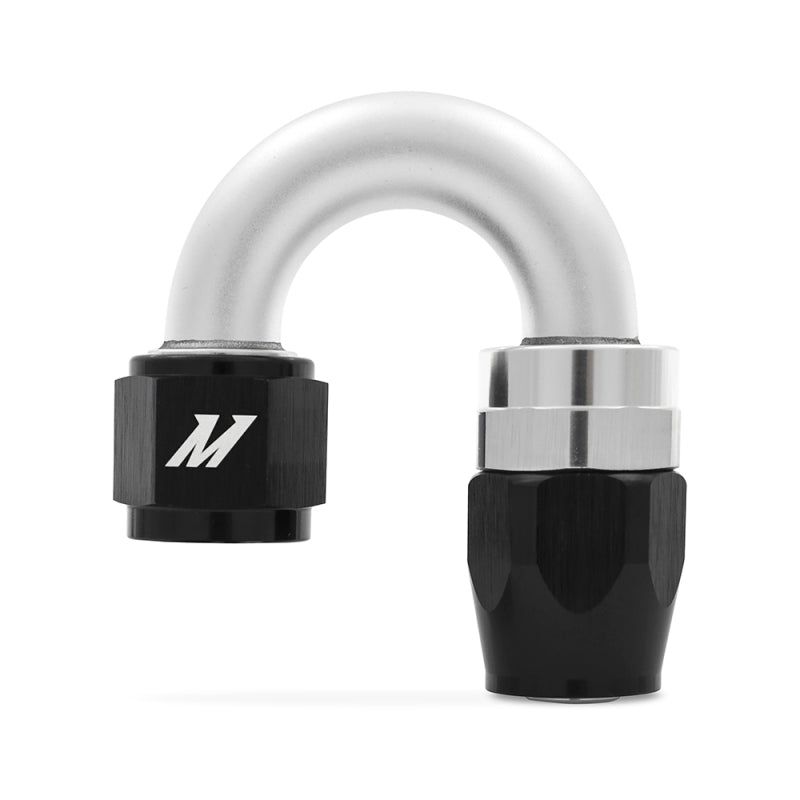 Mishimoto MMFT-SW-10-180 - MISMMFT-SW-10-180 - Mishimoto Aluminum -10AN 180 Degree Fitting - Black - Shipped in Europe - Tuningsupply.com