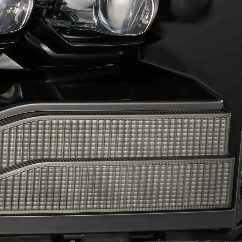 AlphaRex 880538 - ARX880538 - AlphaRex 06-08 Ram 1500HD NOVA LED Proj Headlights Plank Style Alpha Blk w/Seq Signal/DRL/Amber LED - Shipped in Europe - Tuningsupply.com