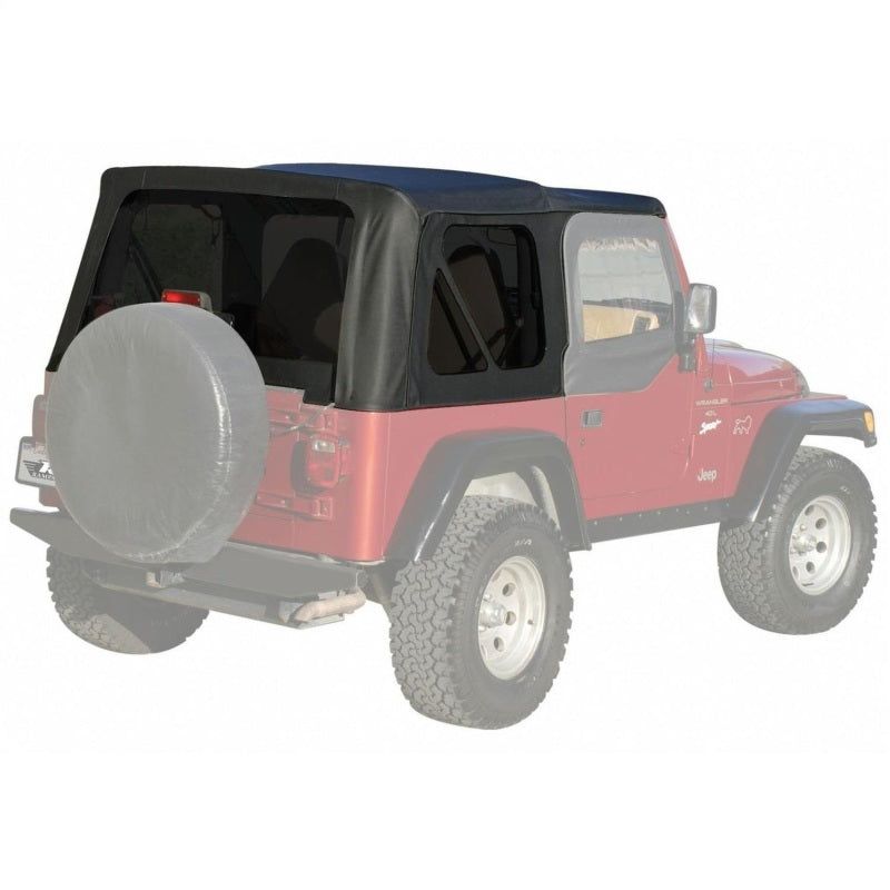 Rampage 99335 - RAM99335 - Rampage 1997-2006 Jeep Wrangler(TJ) OEM Replacement Top - Black Diamond - Shipped in Europe - Tuningsupply.com