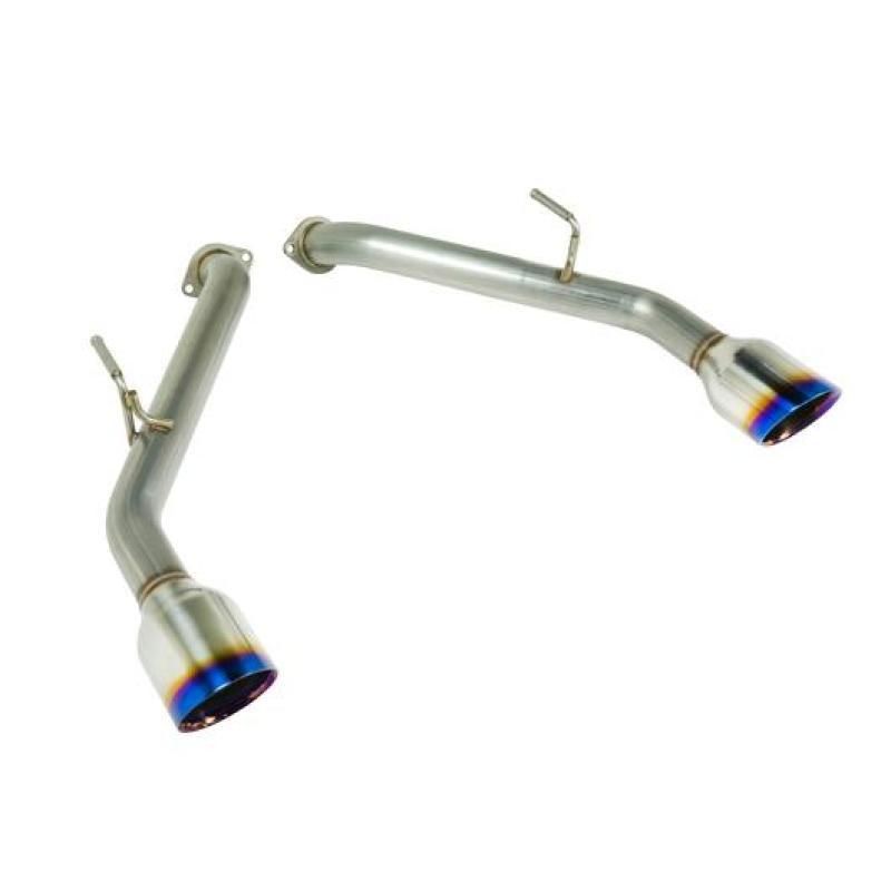 Remark RO-TTQ5-D - REMRO-TTQ5-D - Remark 2014+ Infiniti Q50 Axle Back Exhaust w/Burnt Stainless Double Wall Tip - Shipped in Europe - Tuningsupply.com