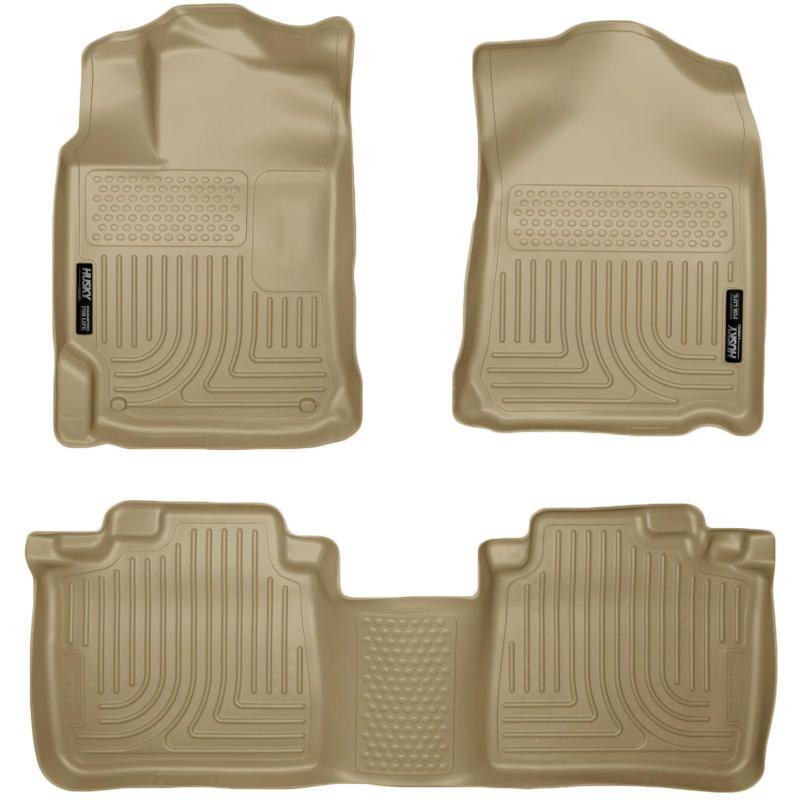 Husky Liners 99553 - HSL99553 - Husky Liners 10-13 Lexus RX350/RX450h WeatherBeater Tan Front & 2nd Seat Floor Liners - Shipped in Europe - Tuningsupply.com