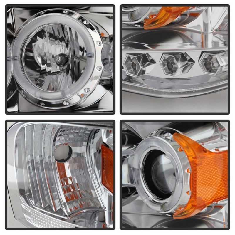 SPYDER 5009982 - SPY5009982 - Spyder Dodge Ram 1500 02-05/Ram 2500 03-05 Projector Headlights LED Halo LED Chrm PRO-YD-DR02-HL-C - Shipped in Europe - Tuningsupply.com