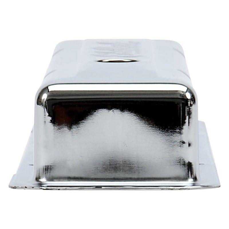 Edelbrock 4449 - EDE4449 - Edelbrock Valve Cover Signature Series Chevrolet 1959-1986 262-400 CI V8 Low Chrome - Shipped in Europe - Tuningsupply.com