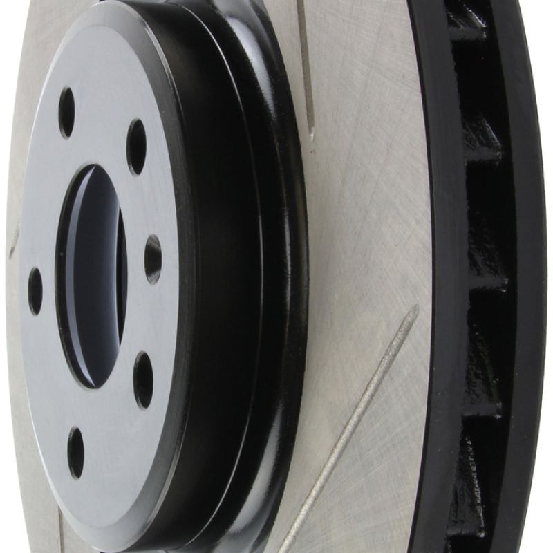 Stoptech 126.33124SL - STO126.33124SL - StopTech Power Slot 10-6/11 Audi S4 / 08-11 S5 Front Left Slotted Rotor - Shipped in Europe - Tuningsupply.com