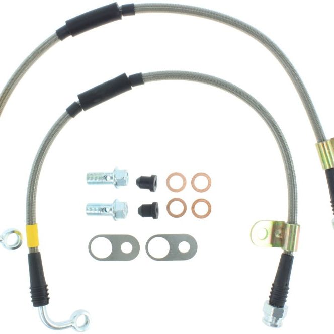 Stoptech 950.45011 - STO950.45011 - StopTech 2016 Mazda Miata Stainless Steel Front Brake Lines - Shipped in Europe - Tuningsupply.com