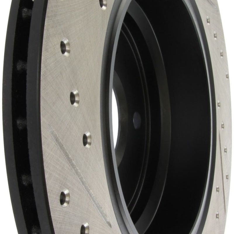 Stoptech 127.34054L - STO127.34054L - StopTech 00-03 BMW M5 (E39) Slotted & Drilled Left Rear Rotor - Shipped in Europe - Tuningsupply.com