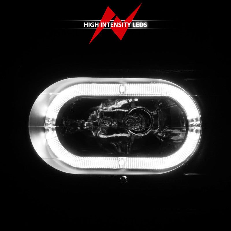 ANZO 111507 - ANZ111507 - ANZO 88-98 Chevrolet C1500 Crystal Headlights Black Housing w/ Signal and Side Marker Lights - Shipped in Europe - Tuningsupply.com