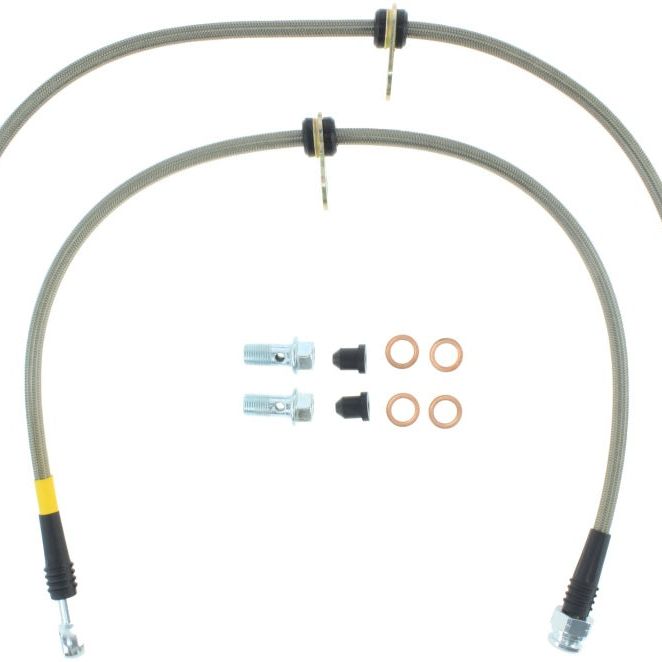 Stoptech 950.40011 - STO950.40011 - StopTech 06+ Civic Si Stainless Steel Front Brake Lines - Shipped in Europe - Tuningsupply.com