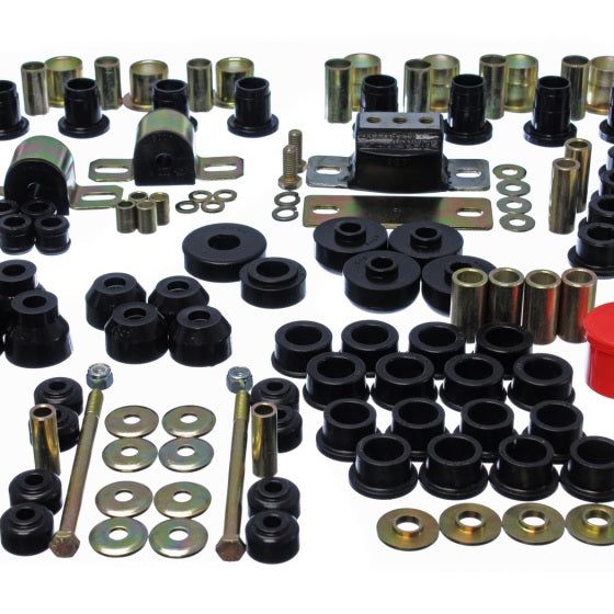 Energy Suspension 3.18123G - ENG3.18123G - Energy Suspension 63-82 Chevrolet Corvette Black Hyper-flex Master Bushing Set - Shipped in Europe - Tuningsupply.com