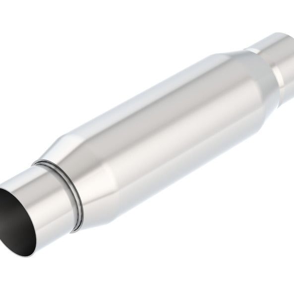 Borla 400938 - BOR400938 - Borla CrateMuffler Resonator Option 2.5in Center/Center 3.5in Round x 10in - Shipped in Europe - Tuningsupply.com