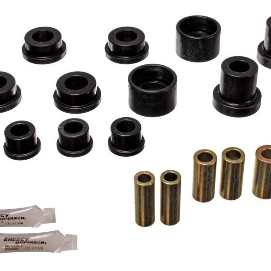 Energy Suspension 5.3113G - ENG5.3113G - Energy Suspension 90-94 Mitsubishi Eclipse AWD Black Rear Control Arm Bushing Set - Shipped in Europe - Tuningsupply.com