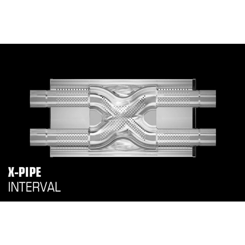 Magnaflow 12468 - MAG12468 - MagnaFlow Muffler Mag SS 18X5X8 2.5 D/D - Shipped in Europe - Tuningsupply.com