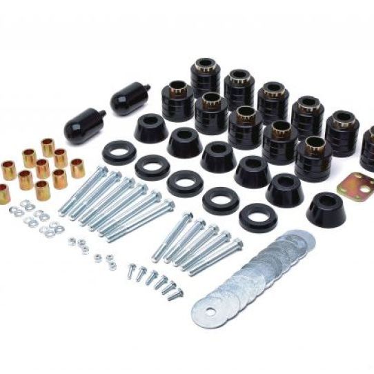 Daystar KJ04508BK - DAYKJ04508BK - Daystar 1997-2006 Jeep Wrangler TJ - Body Lift Kit 1in (Replaces Factory Mounts) - Shipped in Europe - Tuningsupply.com