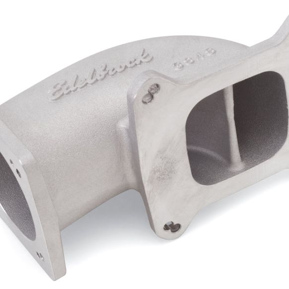 Edelbrock 3848 - EDE3848 - Edelbrock Low Profile Intake Elbow 90mm Throttle Body to Square-Bore Flange As-Cast Finish - Shipped in Europe - Tuningsupply.com