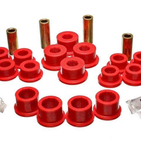 Energy Suspension 11.3108R - ENG11.3108R - Energy Suspension 04-07 Mazda RX8 Red Rear Lateral/Trailing Arm Bushings - Shipped in Europe - Tuningsupply.com