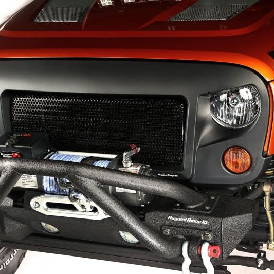 Rugged Ridge 12034.01 - RUG12034.01 - Rugged Ridge Spartan Grille 07-18 Jeep Wrangler JK - Shipped in Europe - Tuningsupply.com