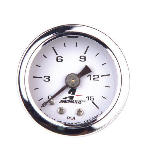 Aeromotive 15632 - AER15632 - Aeromotive 0-15 PSI Fuel Pressure Gauge - Shipped in Europe - Tuningsupply.com