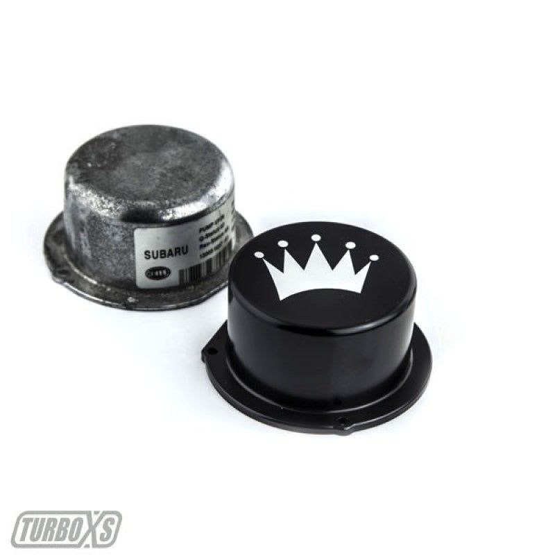 Turbo XS W15-VPC-BLK - TXSW15-VPC-BLK - Turbo XS 15-16 Subaru WRX Billet Aluminum Vacuum Pump Cover - Black - Shipped in Europe - Tuningsupply.com