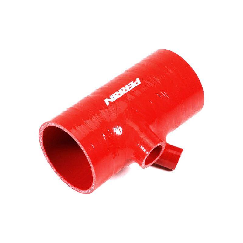 Perrin Performance PSP-INT-426RD - PERPSP-INT-426RD - PERRIN 22-24 Subaru WRX / 20-25 LGT & OBXT Turbo Inlet Hose w/Turbo Adapter Flange (Short) - Red - Shipped in Europe - Tuningsupply.com