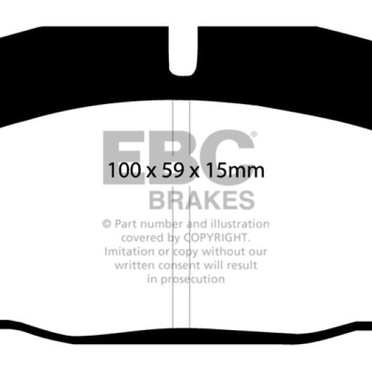 EBC DP2325 - EBCDP2325 - EBC 89-95 Lotus Elan (M100) 1.6 Turbo Greenstuff Front Brake Pads - Shipped in Europe - Tuningsupply.com