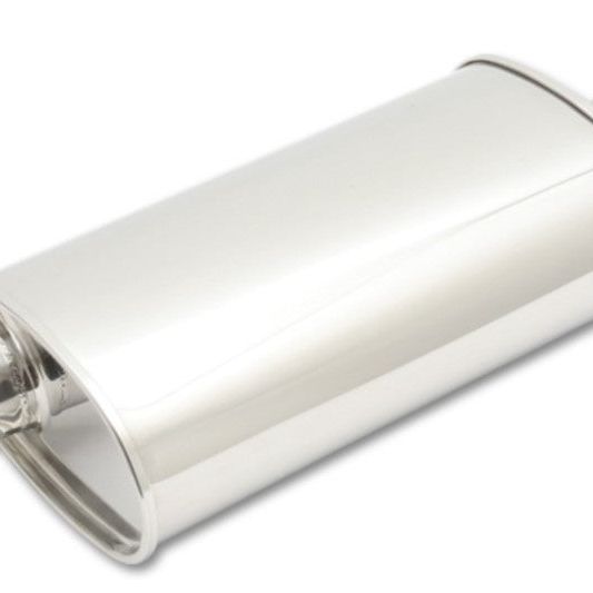 Vibrant 1133 - VIB1133 - Vibrant StreetPower Oval Muffler 3.50in Inlet/Outlet (Offset-Center) - Shipped in Europe - Tuningsupply.com