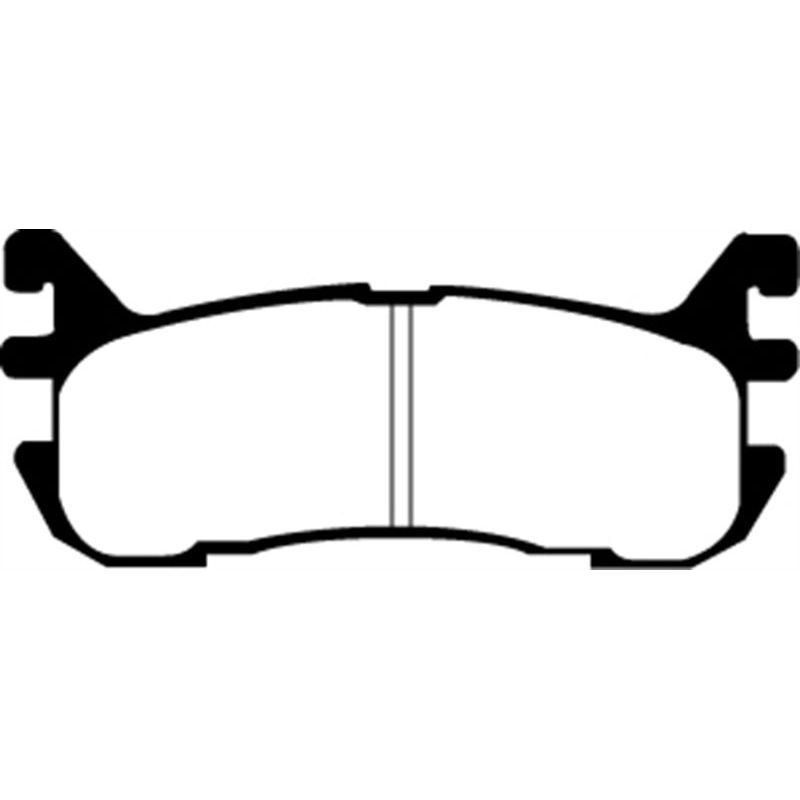 EBC DP21003 - EBCDP21003 - EBC 97-02 Ford Escort 2.0 Greenstuff Rear Brake Pads - Shipped in Europe - Tuningsupply.com