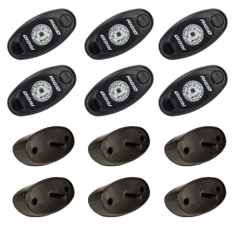 Rigid Industries 400253 - RIG400253 - Rigid Industries Rock Light Kit- Cool White (6 lights) - Shipped in Europe - Tuningsupply.com