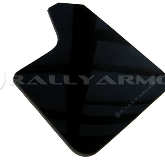 Rally Armor MF12-UR-BLK/WH - RALMF12-UR-BLK/WH - Rally Armor Universal Fit (No Hardware) Black UR Mud Flap w/ White Logo - Shipped in Europe - Tuningsupply.com