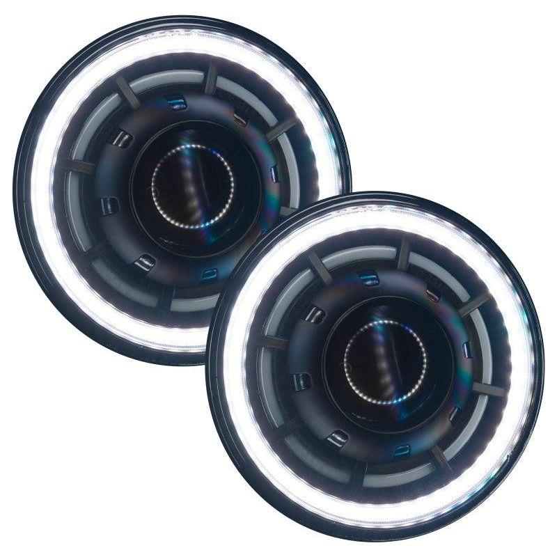 ORACLE Lighting 5876-335 - ORL5876-335 - Oracle Oculus 7in ColorSHIFT Bi-LED Projector Headlights for Jeep Wrangler JK - Shipped in Europe - Tuningsupply.com