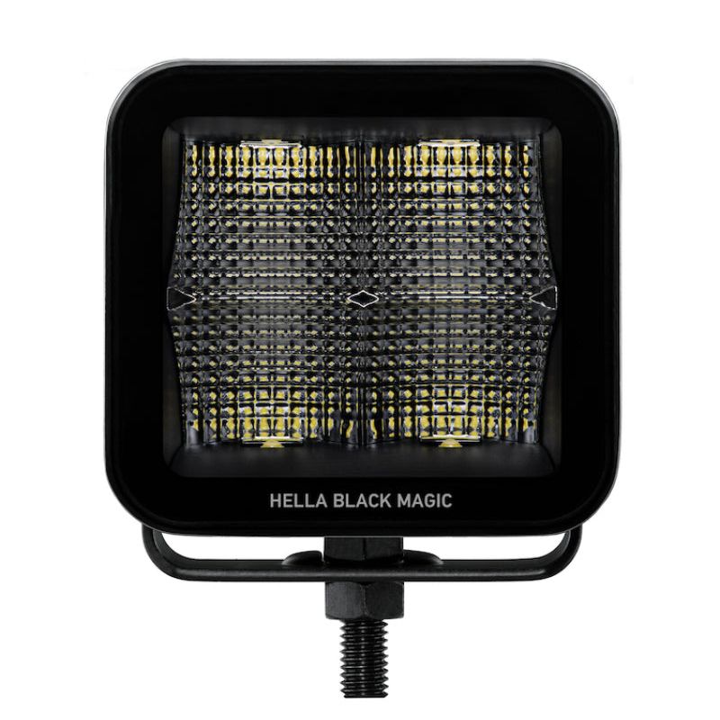 Hella LA358176811 - HELLA358176811 - Hella Universal Black Magic 3.2in L.E.D. Cube Kit - Flood Beam - Shipped in Europe - Tuningsupply.com