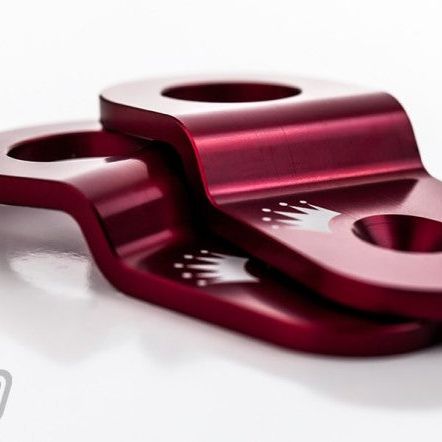 Turbo XS W15-RADSTAY-RED - TXSW15-RADSTAY-RED - Turbo XS 15-16 Subaru WRX/STI Billet Aluminum Radiator Stay - Red - Shipped in Europe - Tuningsupply.com