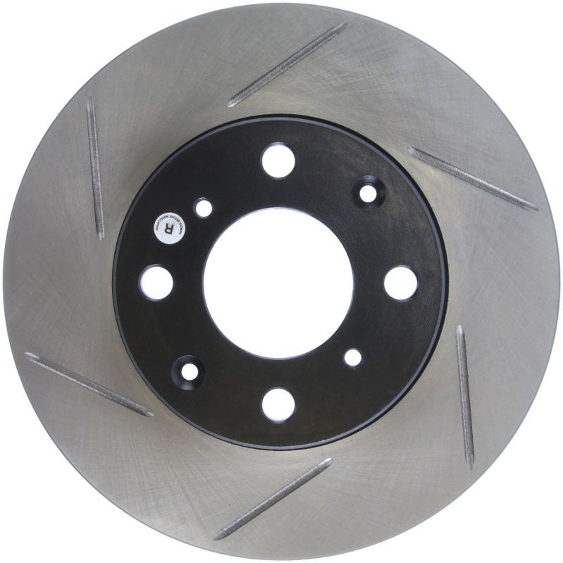 Stoptech 126.40023SR - STO126.40023SR - StopTech Power Slot 93-00 Honda Civic DX w/ Rr Drum Brakes Front Right Rotor - Shipped in Europe - Tuningsupply.com