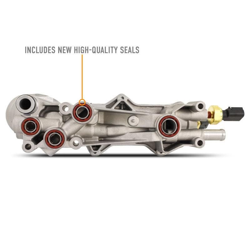 Mishimoto MMOFH-JK-12 - MISMMOFH-JK-12 - Mishimoto 12-18 Jeep Wrangler JK Aluminum Oil Filter Housing 3.6L - Shipped in Europe - Tuningsupply.com