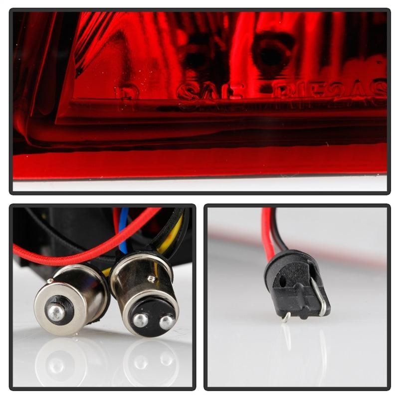 SPYDER 5013132 - SPY5013132 - xTune Porsche 911 996 ( Non 4S. Turbo. GT3 ) 99-04 LED Tail Lights Red Clear ALT-ON-P99699-LED-RC - Shipped in Europe - Tuningsupply.com