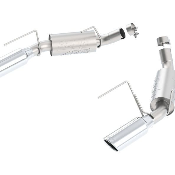 Borla 11806 - BOR11806 - Borla 05-09 Mustang GT/Bullitt 4.6L 8cyl Aggressive ATAK Exhaust (rear section only) - Shipped in Europe - Tuningsupply.com