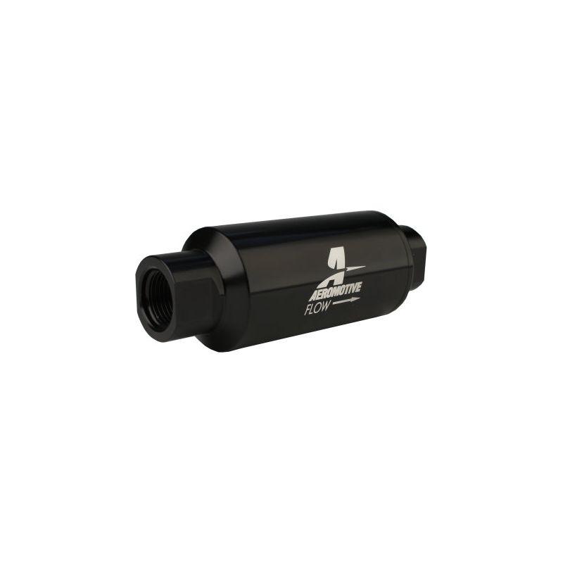 Aeromotive 12324 - AER12324 - Aeromotive In-Line Filter - AN-10 - Black - 100 Micron - Shipped in Europe - Tuningsupply.com