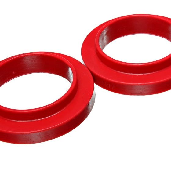 Energy Suspension 9.6120R - ENG9.6120R - Energy Suspension Universal 3 3/4in ID 25 7/16in OD 3/4in H Red Coil Spring Isolators (2 per set) - Shipped in Europe - Tuningsupply.com